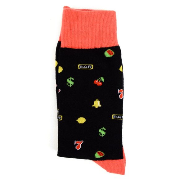 Men's Crew Socks Casino Theme - NWT - Picture 6 of 8